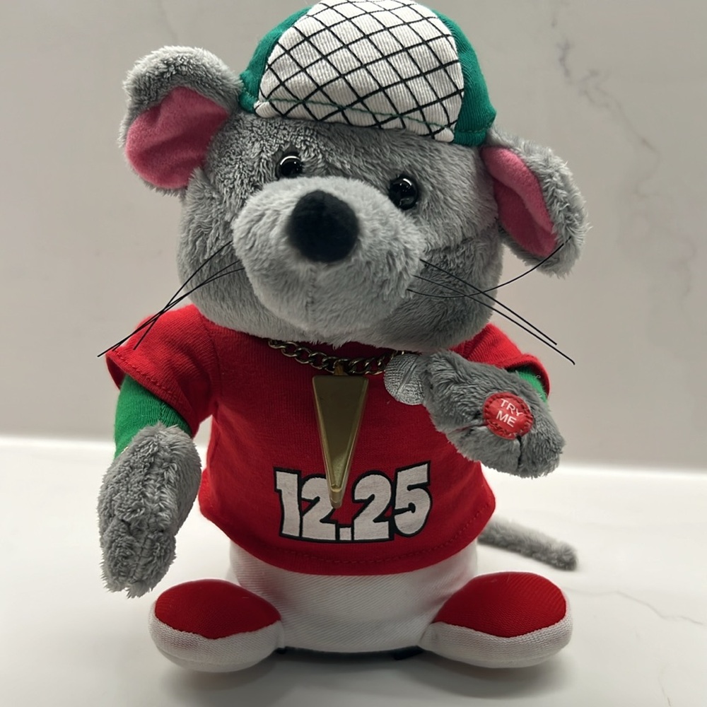 Gemmy Rapping Rodents Christmas Rapping musical Mouse - Picture 9 of 14